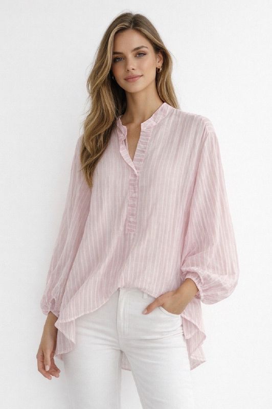 Dynamikk bluse lys rosa