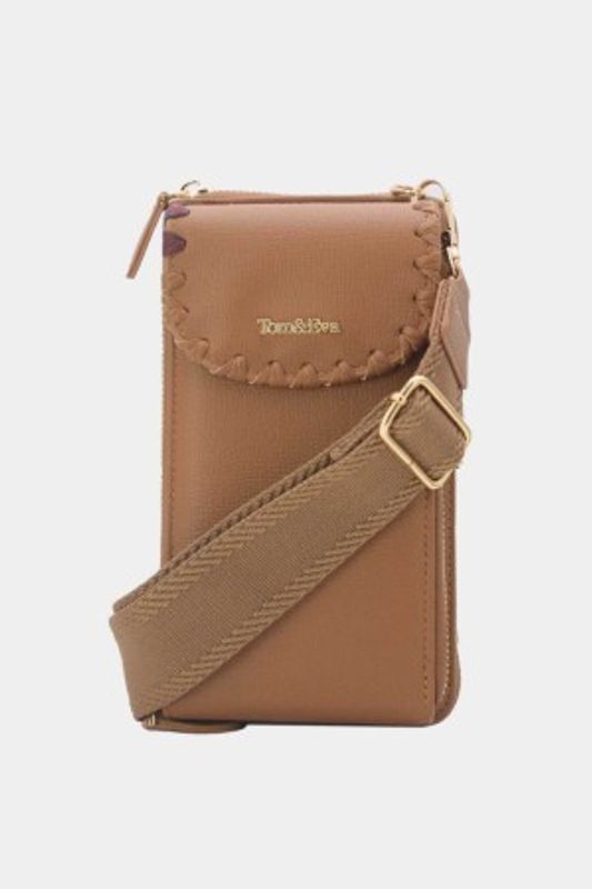 Valentina Mobil Veske brun