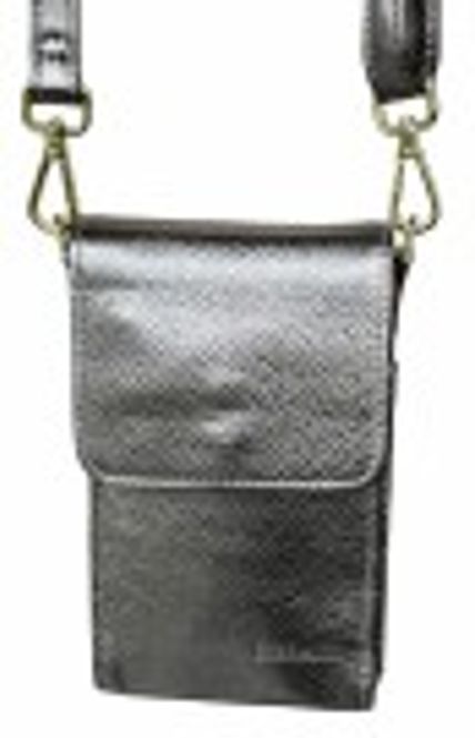 Hovedbilde Bronze skinnveske m gull