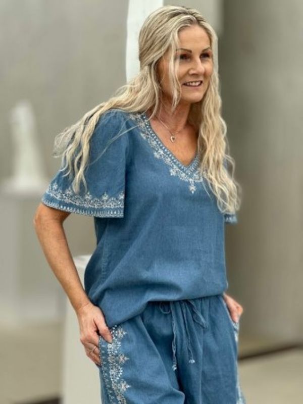Tarina Bluse Denim