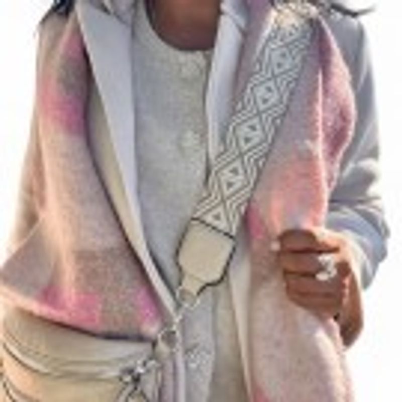 Choco Skjerf Babyrosa