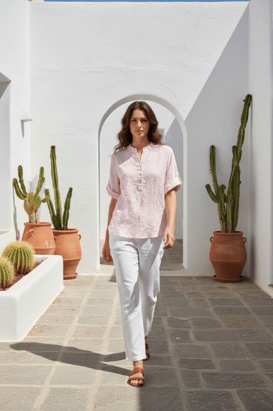 Sommer bluse rosa