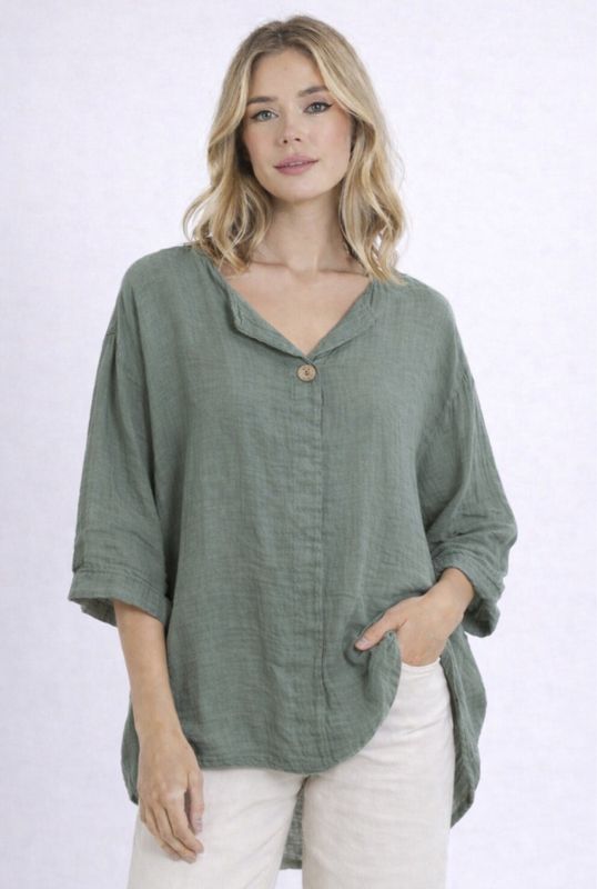 Sima bluse hvit