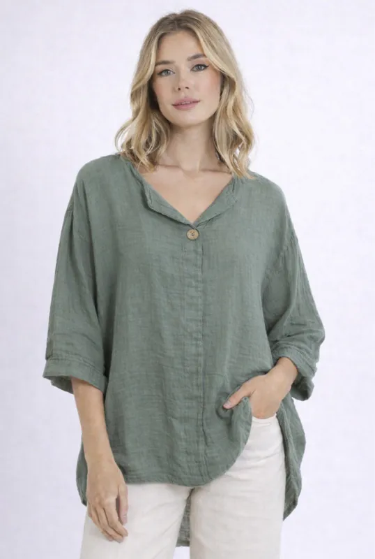 Sima bluse grønn