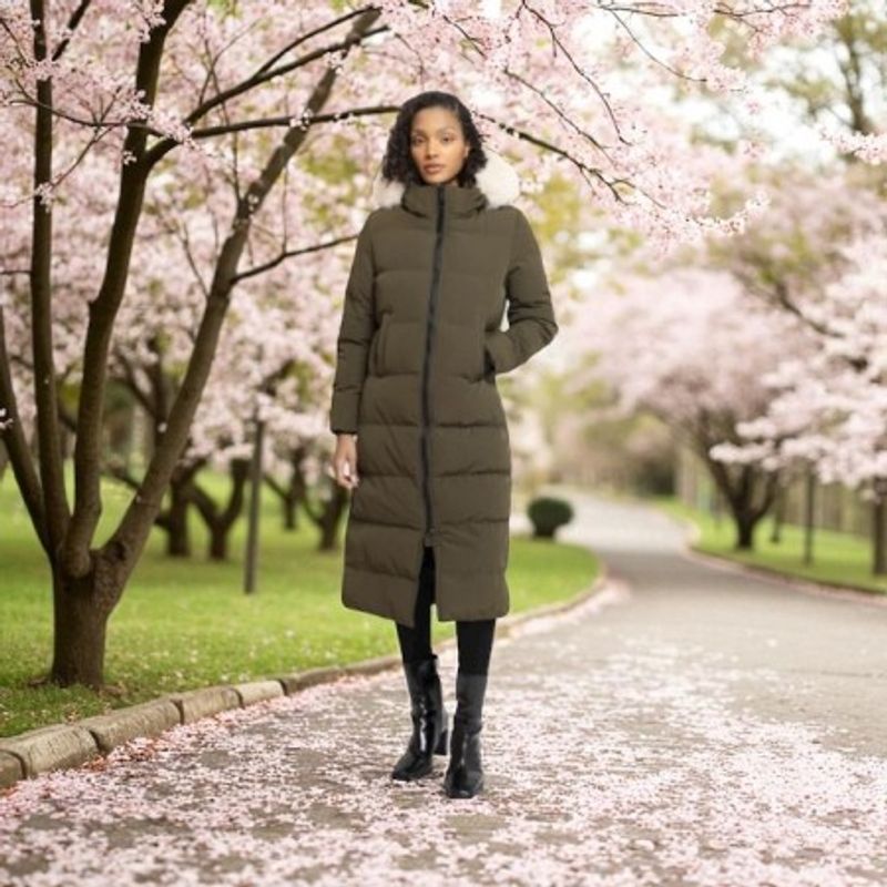 Queen Kåpe Olivengrønn