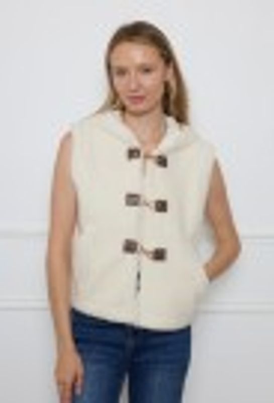 Teddy Vest Creme