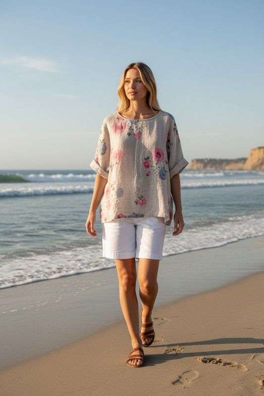 Pinto bluse rosa