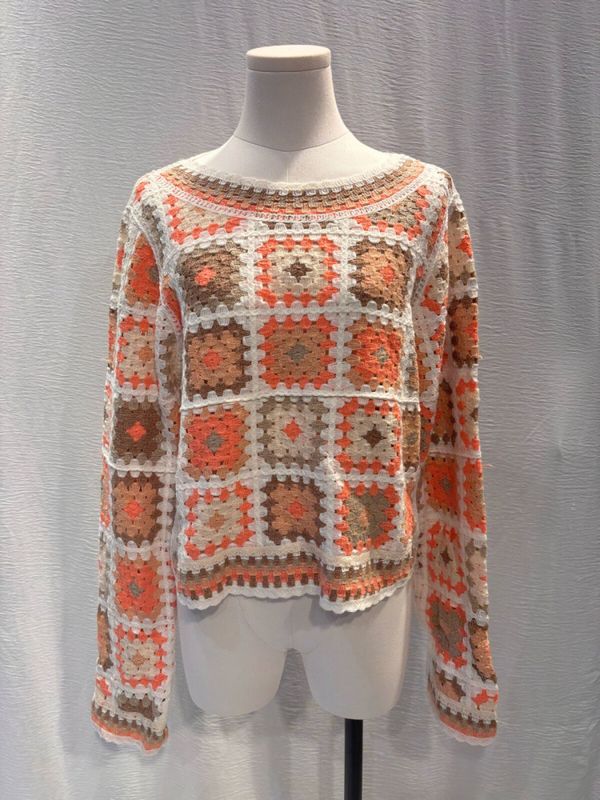 Hekle topp pastell