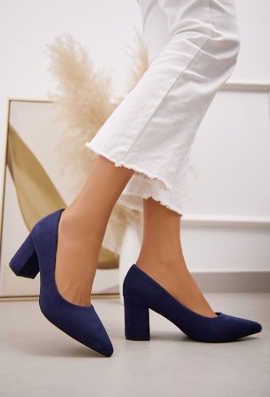 Navy Pumps Sko